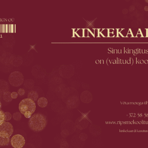 Ripsmekoolituse kinkekaart